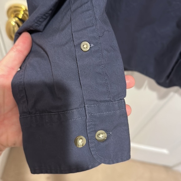 Extenso button down men’s shirt size large in navy blue - Picture 5 of 7